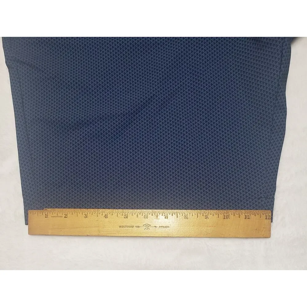 Ben Hogan Performance Golf Shorts 44 Tall Navy Micro‑Diamond UPF 50 Stretch NWT